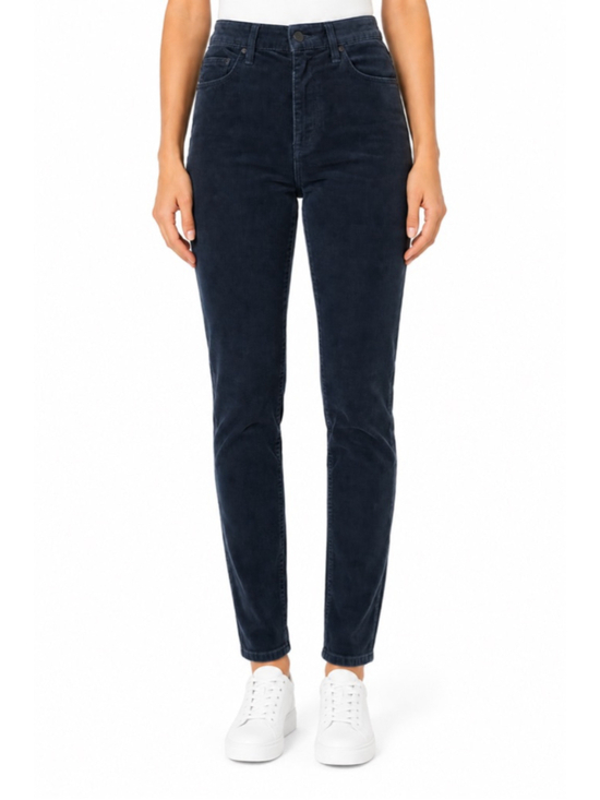 MOTHER Pants - MOTHER High Waisted Looker Corduroy Pants Sz 29 (15”W) Hopscotch Indigo #327 EUC